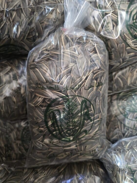 Roasted Sunflower Seeds (Unsalted) - 500 grams - بذر دوّار الشّمس محمّص مالح